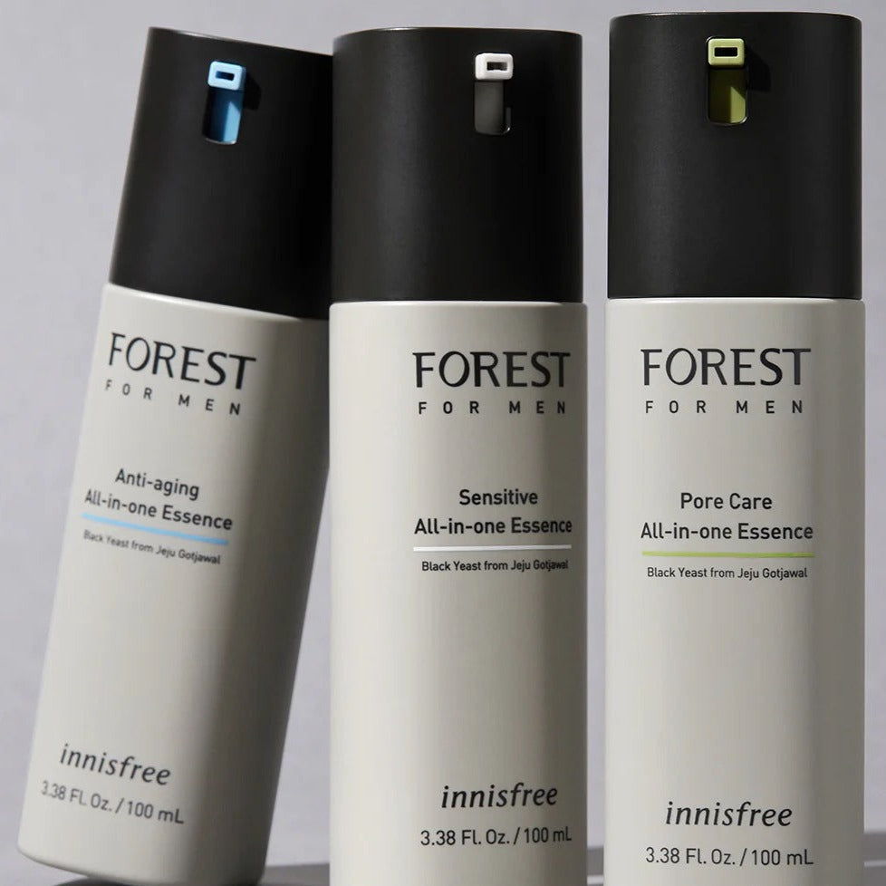 Forest for Men Pore Care All-in-One Essence- with Black Yeast