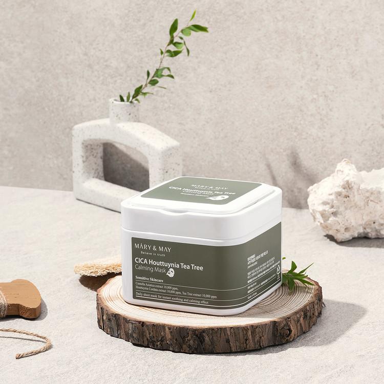 Cica Houttuynia Cordata Tea Tree Calming Mask Pack - 30 sheets
