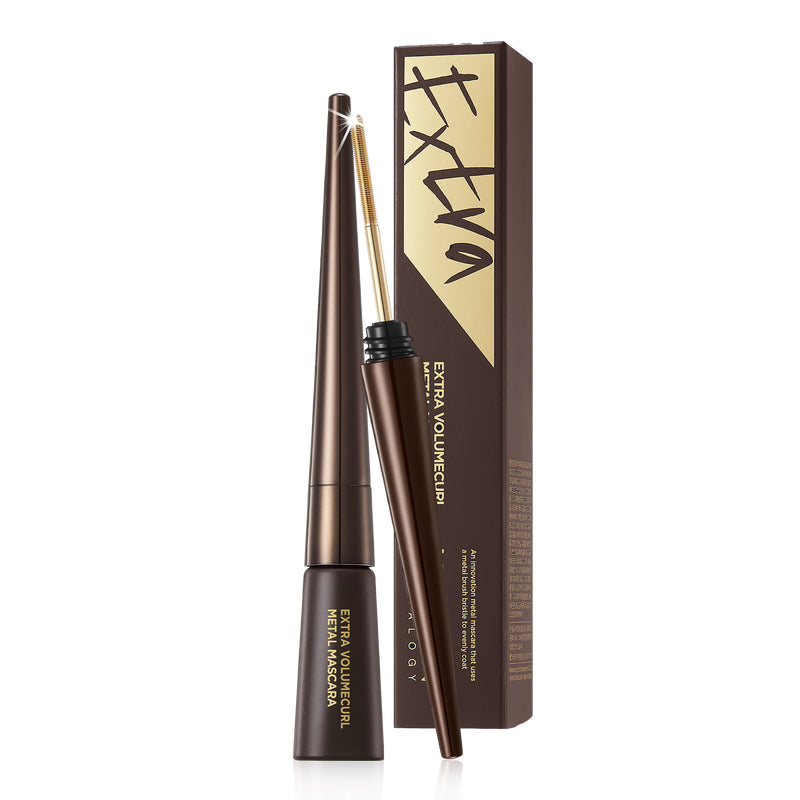 Dermalogy Extra Volume Curl Metal Mascara - Brown