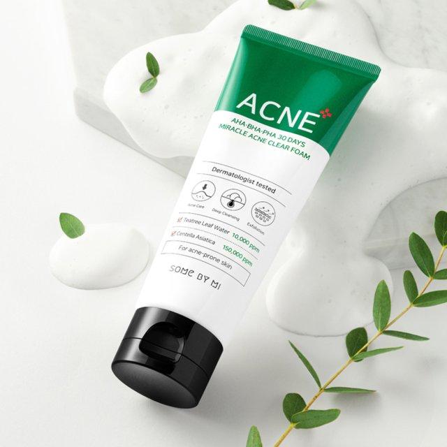 AHA BHA PHA 30 Days Miracle Acne Clear Foam