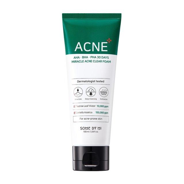 AHA BHA PHA 30 Days Miracle Acne Clear Foam