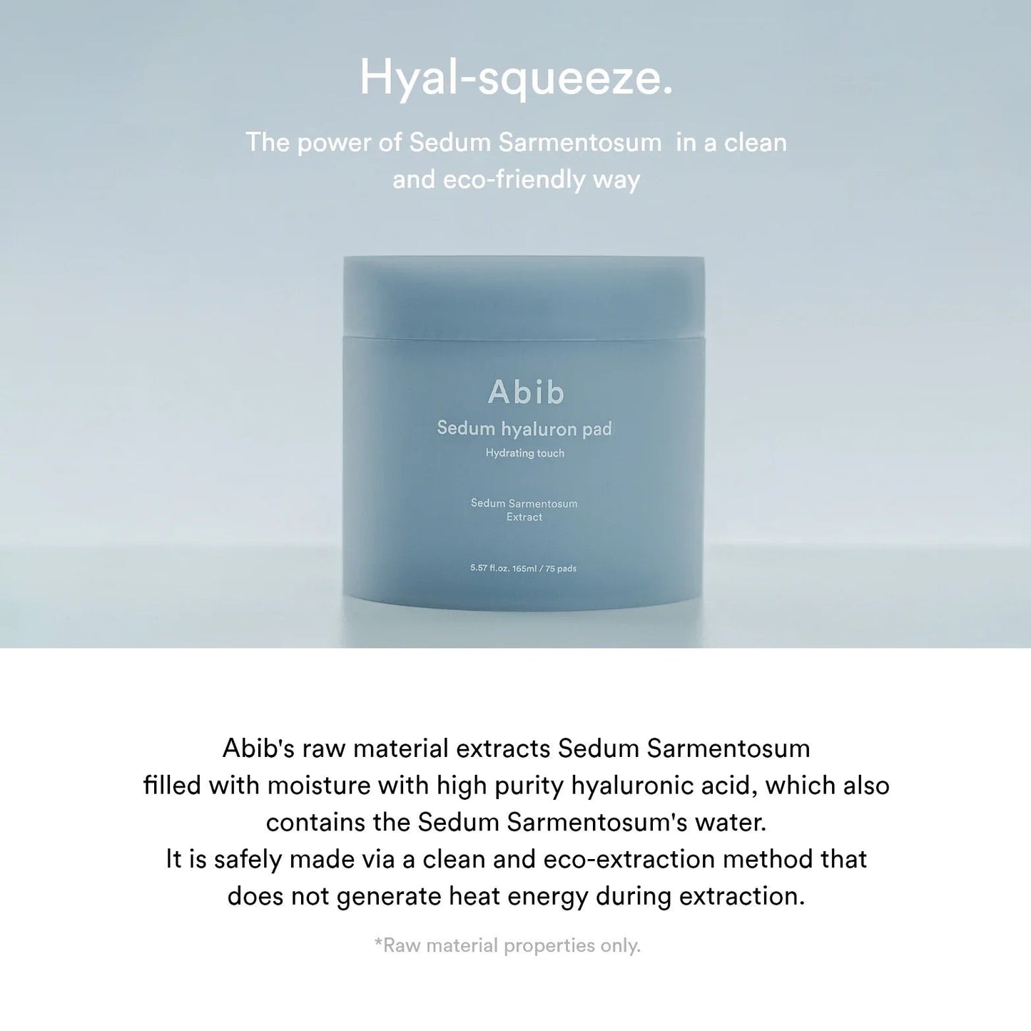 Sedum Hyaluron Pad Hydrating Touch