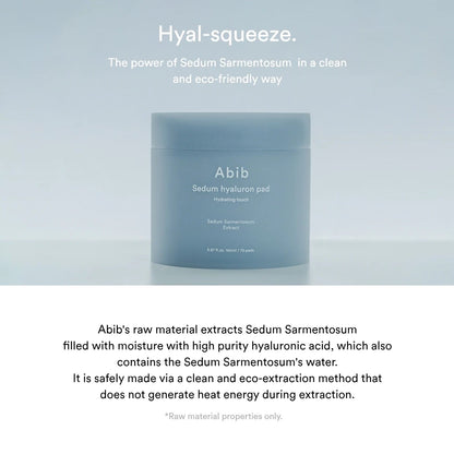 Sedum Hyaluron Pad Hydrating Touch