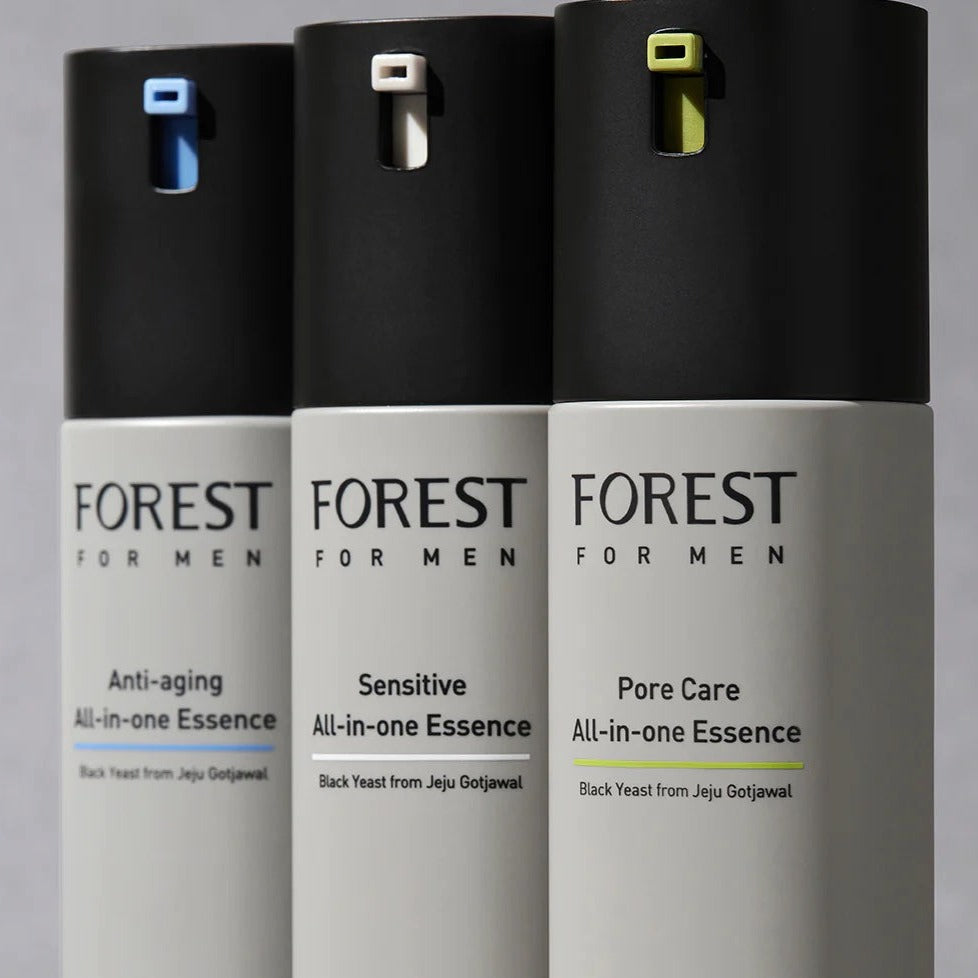 Forest for Men Pore Care All-in-One Essence- with Black Yeast